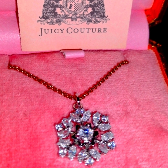 Juicy Couture Iridescent ❄️ Necklace Never Removed from Original 🎁 NWT - Picture 11 of 13